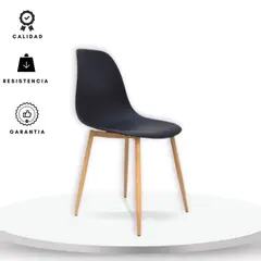 EKONOMODO - Silla de Comedor Moderna con Patas de Matera 85 x 44 x 55 cm