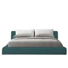 EKONOMODO - Colchón con Base Cama Queen Firmeza Media Ortopédico con Pillow Resortado 160 x 190 + Cabecero Combo - 0% Interés a 3 Cuotas Pagando con tu CMR Banco Falabella