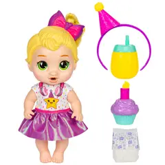 BABY ALIVE - Muñeca Baby Alive: Fiesta de cumpleaños LaLa GooGoo Cabello Rubio