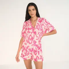 BASEMENT - Conjunto de pijama con short Mujer Corto