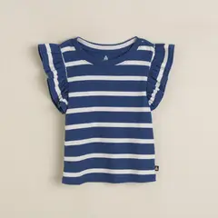 GAP - Camiseta Niña con Boleros Manga corta Algodón