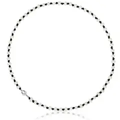 TOUS - Collar de nylon negro con perlas cultivadas 42 cm MANIFESTO
