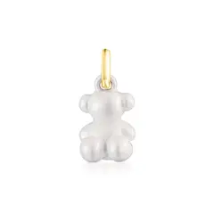 TOUS - Colgante oso pequeño de acero en color blanco Bold Bear