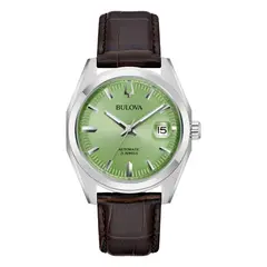 BULOVA - Reloj Hombre SURVEYOR. Reloj Cuero Café 96B427