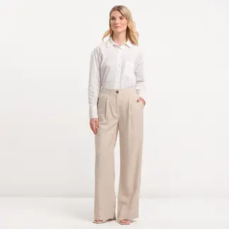 BASEMENT - Pantalón Recto Mujer Tiro alto