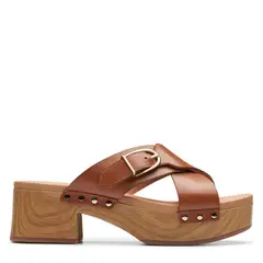 CLARKS - Sandalias para Mujer con tacón Medio Sivanne Walk