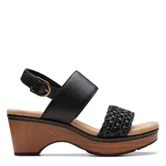CLARKS - Sandalias para Mujer con tacón Medio Seannah Step