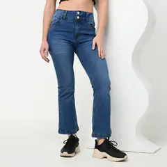 MOSSIMO - Jean Flare Mujer Tiro alto