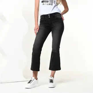 MOSSIMO - Jean Flare Mujer Tiro alto
