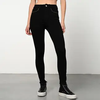 DENIMLAB - Jean Skinny Mujer Tiro medio