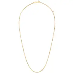 TOUS - Gargantilla con baño de oro de 18 kt sobre plata con anillas ovales 50 cm Basics