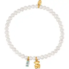 TOUS - Pulsera elástica Bold Bear perla
