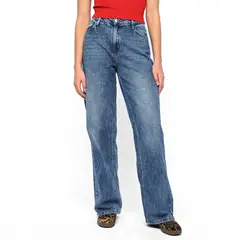 SYBILLA - Jean Wide Leg Mujer Tiro medio