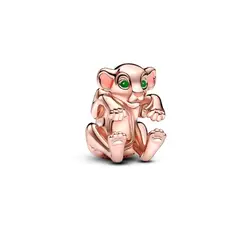 PANDORA - Charm Nala El Rey León de Disney Recubrimiento en Oro Rosa