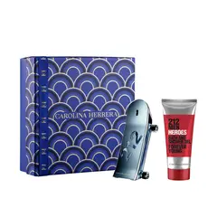 CAROLINA HERRERA - Set de Perfume Hombre 212 Men Heroes Incluye: Perfume 90 ml + Shower Gel