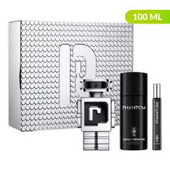 RABANNE - Set de Perfume Hombre Phantom Incluye: Perfume 100 ml + Desodorante + Perfume Travel Size