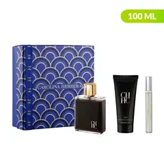 CAROLINA HERRERA - Set de Perfume Hombre Incluye: Perfume 100 ml + After Shave + Travel Size
