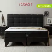 COLCHONES ROSEN - Colchón King Firme Ortopédico con Pillow Resortado Tempo 200 x 200 cm