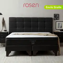 COLCHONES ROSEN - Colchón King Firme Ortopédico con Pillow Resortado Tempo 200 x 200 cm - 0% Interés a 3, 6 o 12 Cuotas Pagando con tu CMR Banco Falabella