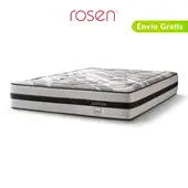 COLCHONES ROSEN - Colchón Queen Firme Ortopédico con Pillow Resortado Driven 160 x 190 cm