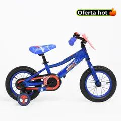 DISNEY - Bicicleta para niños Rin 12 Spidey