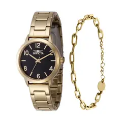 INVICTA - Reloj para Mujer Wildflower  . Reloj Análogo Acero inoxidable Dorado