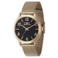 INVICTA - Reloj para Mujer Wildflower  . Reloj Análogo Acero inoxidable Dorado