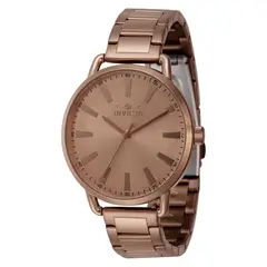 INVICTA - Reloj para Mujer Wildflower  . Reloj Análogo Acero inoxidable Marrón