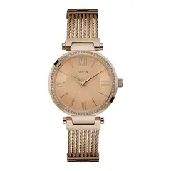 GUESS - Reloj Mujer SOHO. Reloj Acero Inoxidable Oro Rosa W0638L4