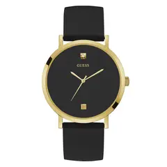 GUESS - Reloj Hombre SUPERNOVA. Reloj Silicona Negro W1264G1