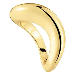 TOUS - Anillo pequeño con baño de oro de 18 kt sobre plata Galia Basics
