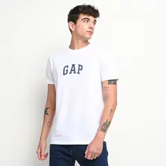 GAP - Camiseta Hombre Manga corta Con Logo de Algodón