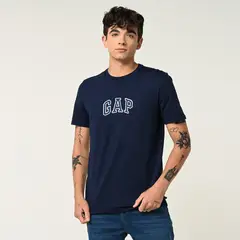 GAP - Camiseta Hombre Manga corta Con Logo de Algodón