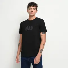 GAP - Camiseta Hombre Manga corta Con Logo de Algodón