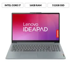 LENOVO - Portátil Ideapad Slim 3 | Intel Core i7 Serie H | 16GB de RAM | 512GB SSD de Almacenamiento | Windows 11 | Pantalla 15.6 pulgadas Touch| IP Slim 3 | Computador Portátil