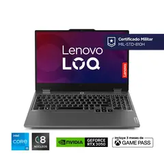 LENOVO - Portátil Gamer LOQ | Geforce RTX 3050 | Intel Core i5 Serie HX | 24GB de RAM | 512GB SSD de Almacenamiento | Windows 11 | Pantalla 16 pulgadas | LOQ | Computador Portátil