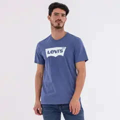LEVIS - Camiseta Redondo Manga corta con Estampado de Algodón