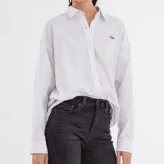LEVIS - Camisa Mujer con Logo Manga larga de Algodón