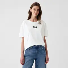 GAP - Blusa Manga Corta Casual Con Estampado Para Mujer Algodón