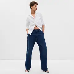 GAP - Camisa Mujer Manga larga De Algodón orgánico