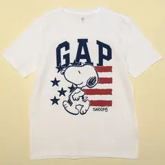 GAP - Camiseta Niño Manga corta de Algodón Snoopy