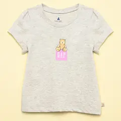 GAP - Camiseta Niña con Estampado Manga corta Algodón orgánico
