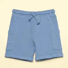 MANGO - Bermuda para Niño Cintura elásticada Regular de Algodón