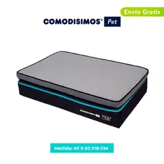 COMODISIMOS - Cama para Perros Semifirme Resortado con Funda Lavable Cozy