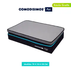 COMODISIMOS - Cama para Perros Semifirme Resortado con Funda Lavable Cozy