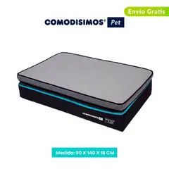 COMODISIMOS - Cama para Perros Semifirme Resortado con Funda Lavable Cozy
