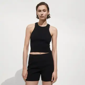 MANGO - Top esqueleto Mujer Tejido Sin mangas