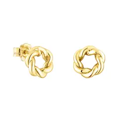 TOUS - Aretes de oro Twisted