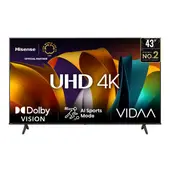 HISENSE - Televisor | 43 pulgadas LED 4K UHD | 43A6N