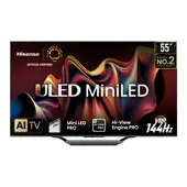 HISENSE - Televisor I 55 pulgadas ULED MiniLED Pro I 4K UHD Smart TV I 144Hz